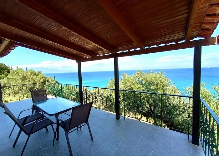 펜션 Xigia Hideaway - Panoramic Sea View House Orthoniaí