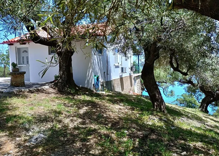 펜션 Xigia Hideaway - Panoramic Sea View House Orthoniaí